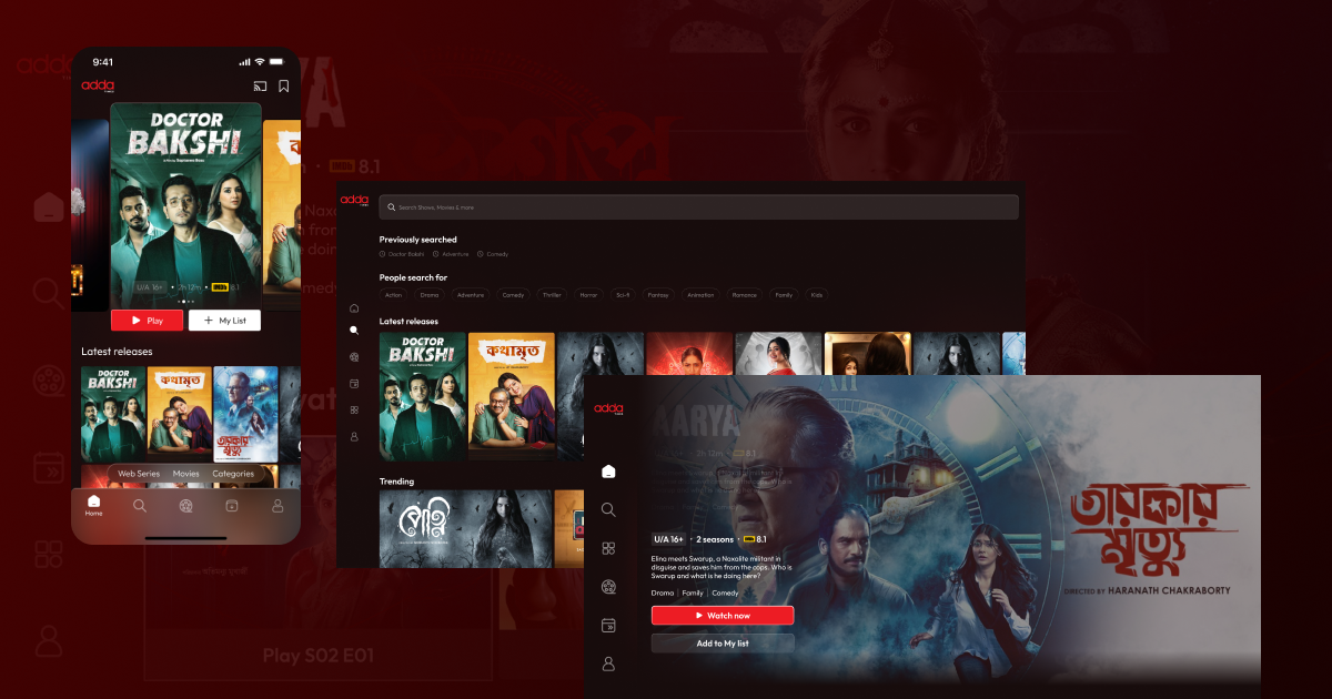 Addatimes streaming platform preview